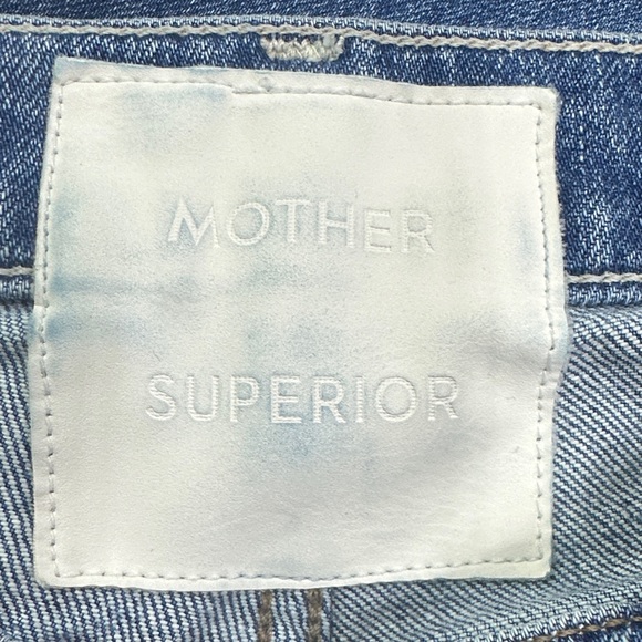 MOTHER SUPERIOR High Waisted Skimp Jeans in Blue - Picture 9 of 13